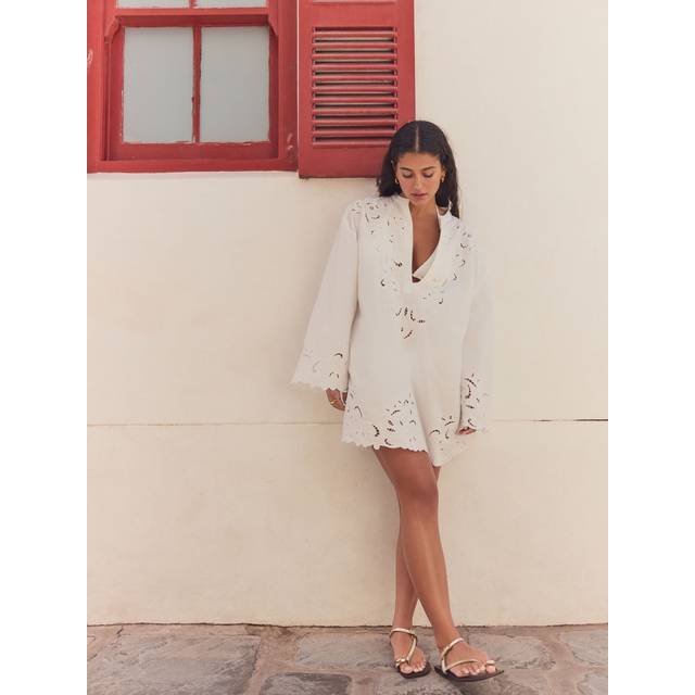 NEXT Strandkjole - Creme