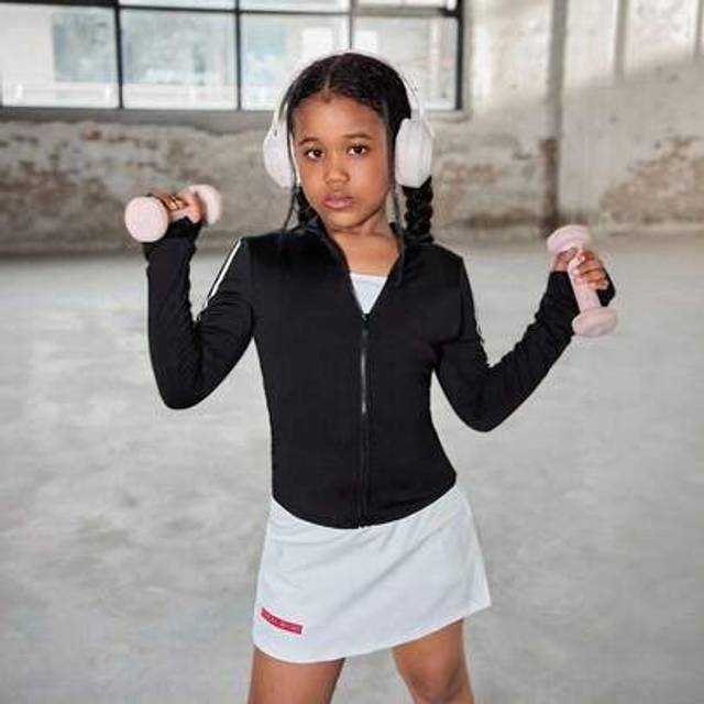 SHEIN Tween Girls&#39; Casual Solid Color Fitted Long Sleeve Knit Activewear Jacket Fall Winter
