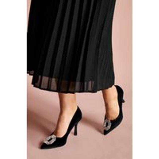 Coast Black Court Shoes Womens Occasion Heels