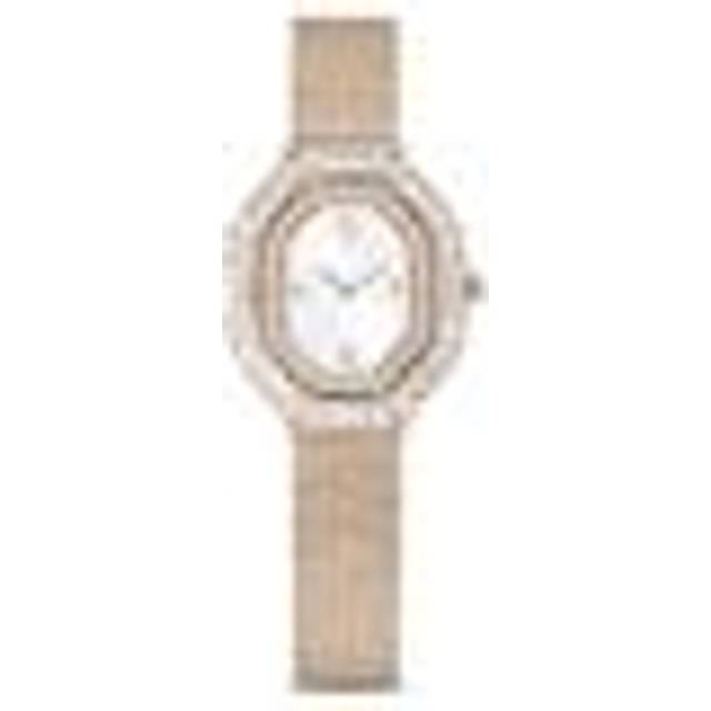 Matrix octagon watch, Metal bracelet, Gold tone, Champagne gold-tone finish - OS