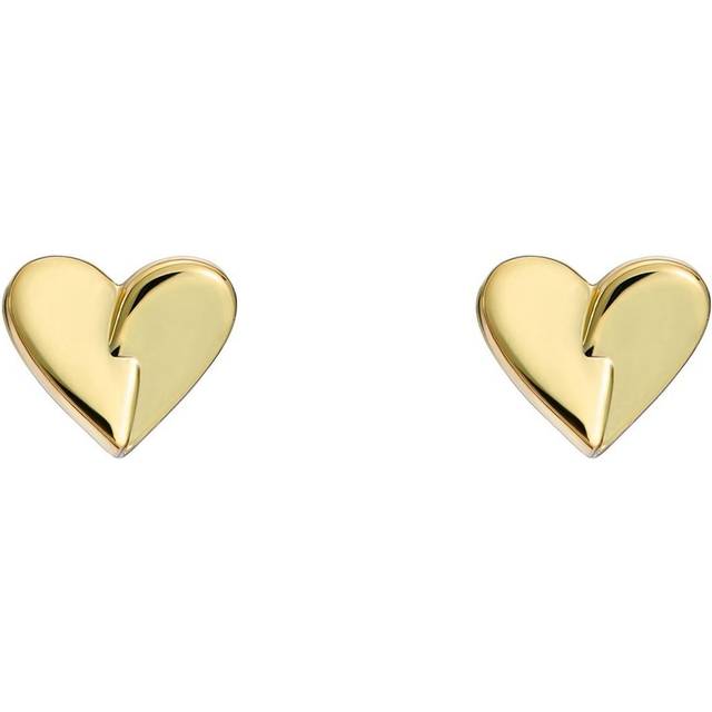 Ted Baker Alyssa Abstract Heart Stud Earrings, Gold
