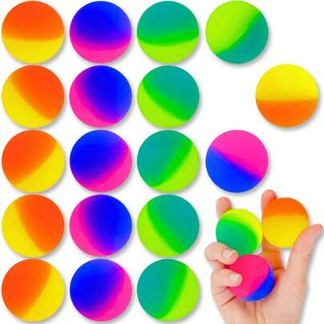 SHEIN 2/5/8/10/15/20/25pcs Super Bouncy Balls - Balls In Bright Assorted Multi Colors For Birthday Party Favors And Carnival Prizes In Bulk