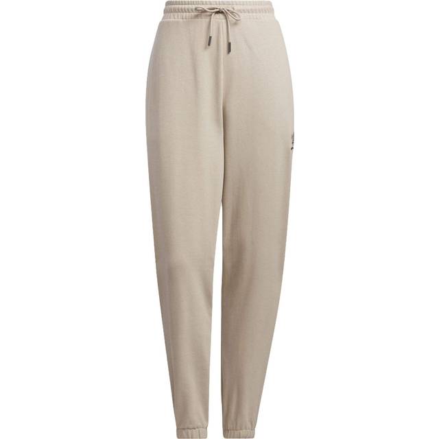 Adidas Originals Solid Logo Knit Track Pants Women Bottoms Beige IN1029 L