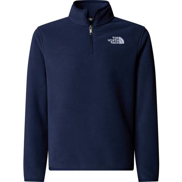 The North Face Teens' Glacier 1/4 Zip Fleece Summit Navy Size XL male (XL)