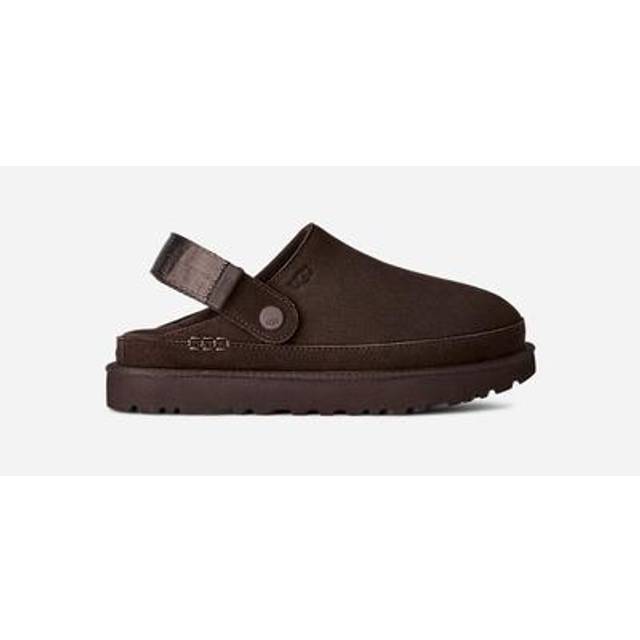 UGG Goldenstar Clog Sandals in Dark Brown