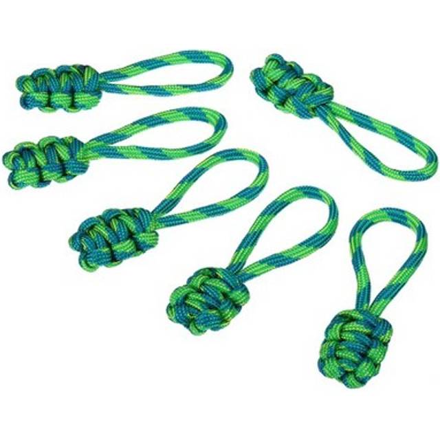 15pcs Zipper Pulls Replacement Extension Cord Handle Fix Pull Tab Mixed Color
