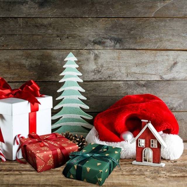 Double-sided Color Printing Kraft Paper Christmas Gift Box Wrapping Paper (ba Fi