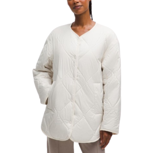 lululemon – Women's Quilted Insulated Liner Jacket – Color White – Size Small - Light Ivory