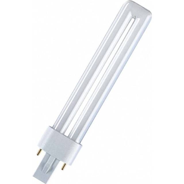 Compact Fluorescent Lamp Cfl Pl-s 5w/865 G23 2p 250lm Daylight 6500k Cool White