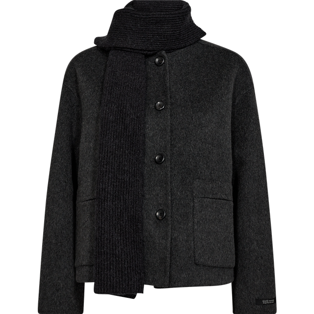 Mos Mosh Mmmaria Loisa Wool Jacket Uldjakke - Grå
