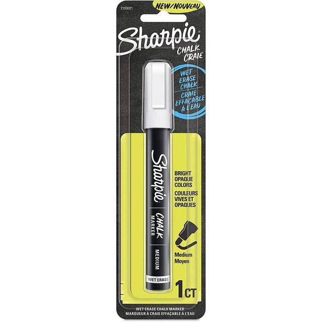 SHARPIE Chalk Marker  Wet Erase Markers  White  1 Count