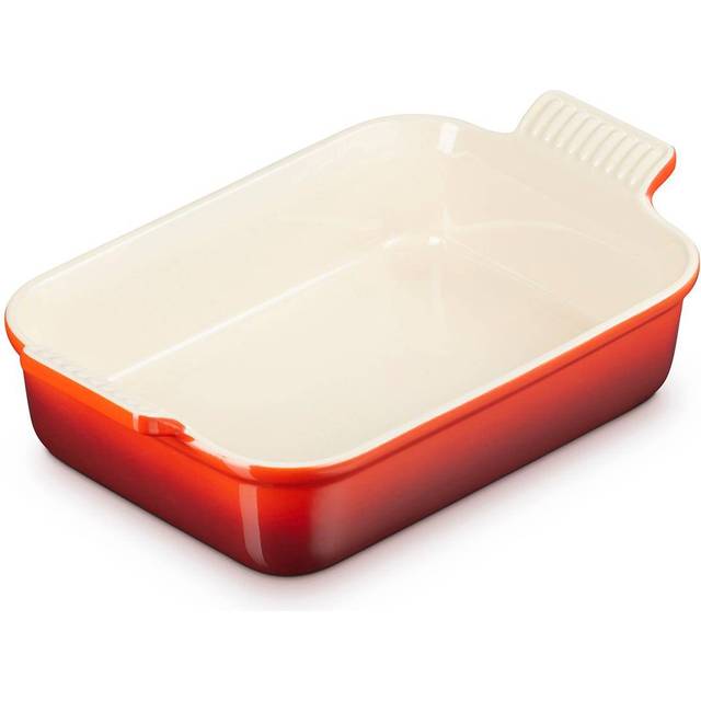 Le Creuset Deep Rectangular Dish, 26cm, Cerise