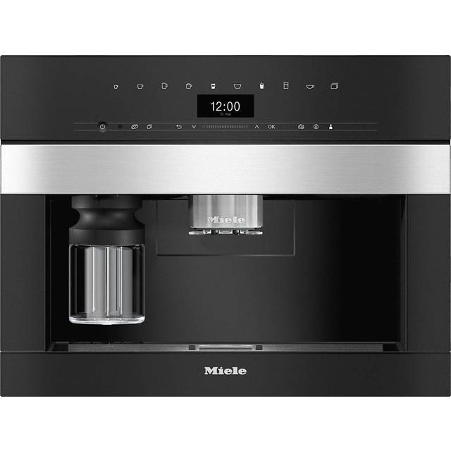 Miele CVA7440-CLST Clean Steel Built-In Coffee Machine