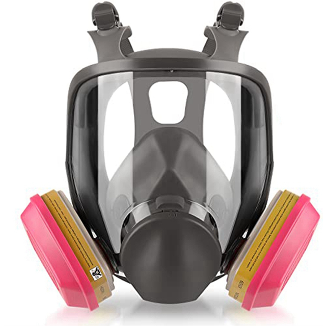 Full Face Gas Mask - 6800 Reusable Respirator with 60926 Air Filter for Organic Vapor, Dust, Paint, Formaldehyde