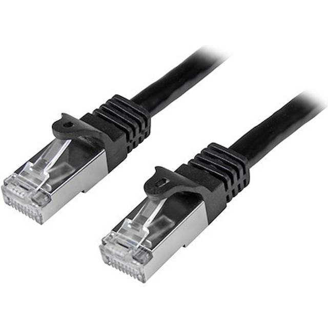 StarTech.com N6SPAT2MBK 2m Cat6 SF/UTP (S-FTP) Black networking cable