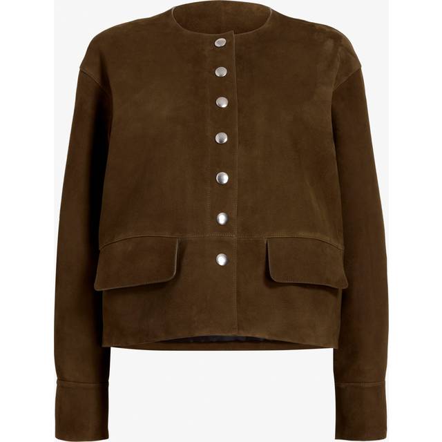 Robin Suede Jacket - WOOD - 2