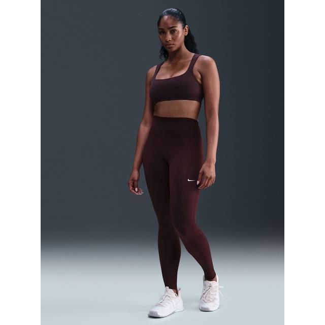 Nike Training One Seamless Leggings - Red - Womens