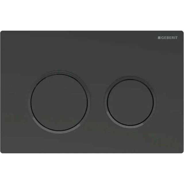 Geberit Omega20 Dual Flush Plate - Matt Black (115.085.16.1)