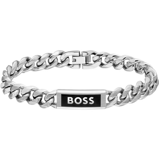 HUGO BOSS Kassy Emblem Armbånd - Sølvfarve