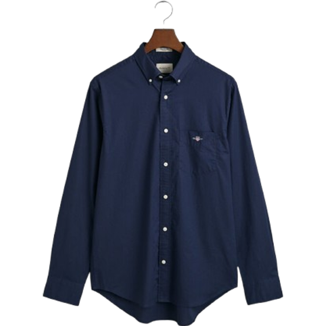 Gant Men Shirt Regular Fit Blue 3000100 410 Marine