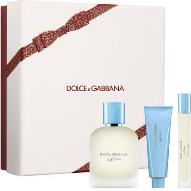 Dolce & Gabbana  Light Blue Pour Homme Edt Trio Gift Set - Man Perfumes For Him - Onesize