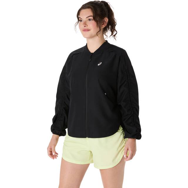 Asics Womens Nagino Run Adjustable Jacket - Black - Size S