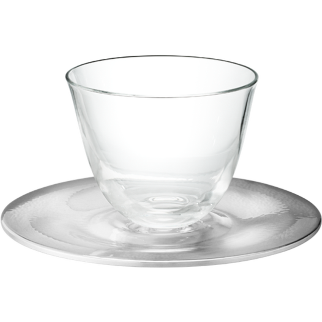 ARTISANS SERIES espressokopp, Georg Jensen, Sterlingsilver / Glas