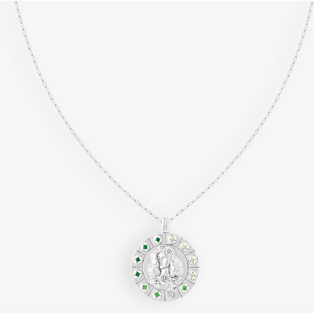 Womens Astrid & Miyu Virgo Bold Zodiac Plated 925 Sterling-Silver Necklace