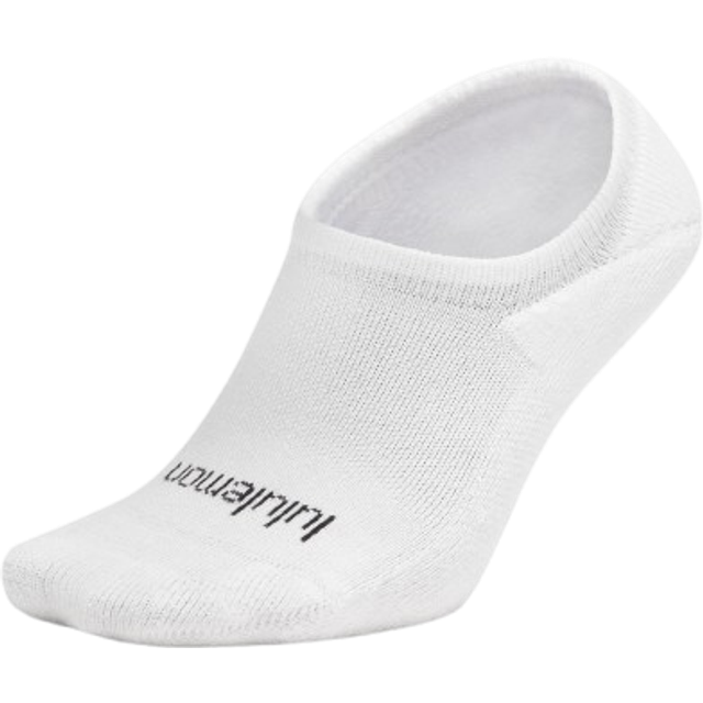 lululemon – Unisex Daily Essential No-Show Socks 3 Pack – Color White – Size Large