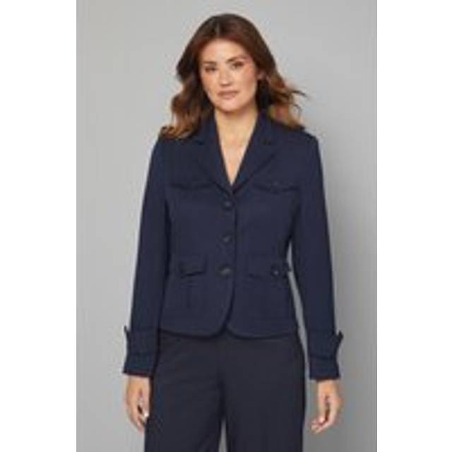 Wallis Four Pocket Short Utility Jacket In Navy - navy - 12