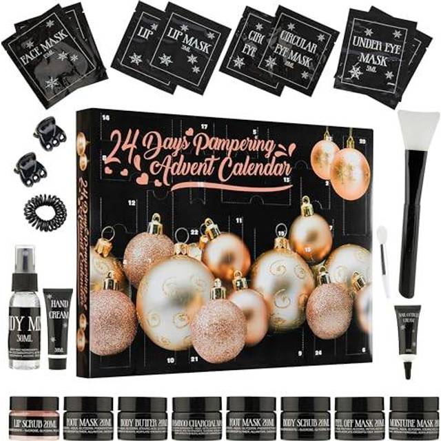 Kreativekraft Womens Ladies 24 Piece Pamper Advent Calendar 2023