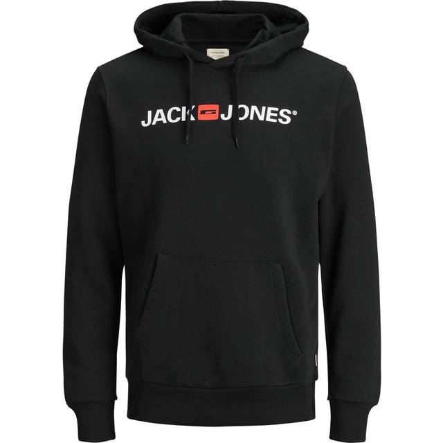 (Navy Blazer REG FIT, Medium) Jack & Jones Essentials Logo Sweat Hoodie-Tea-XX-Large