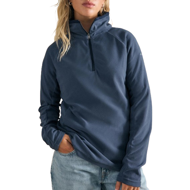 Columbia Women's Glacial IV Half Zip Fleece - Plus Size- - Navy (2X)