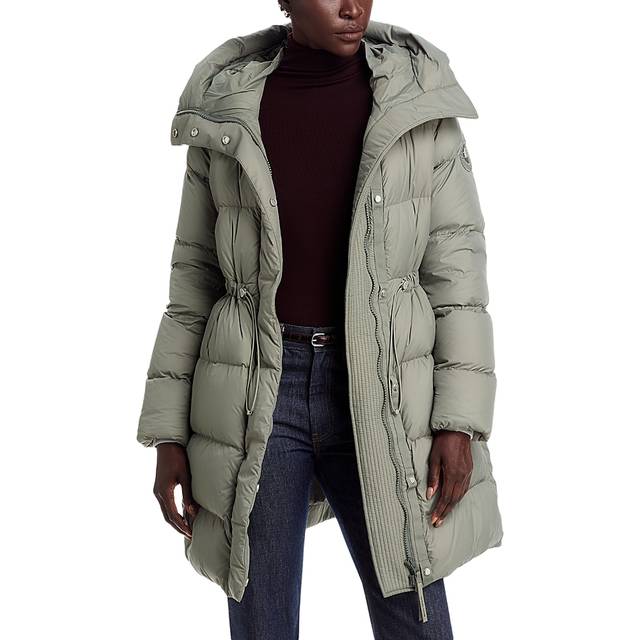 Montgomery Down Hooded Puffer Coat - SAGEBRUSH - Small