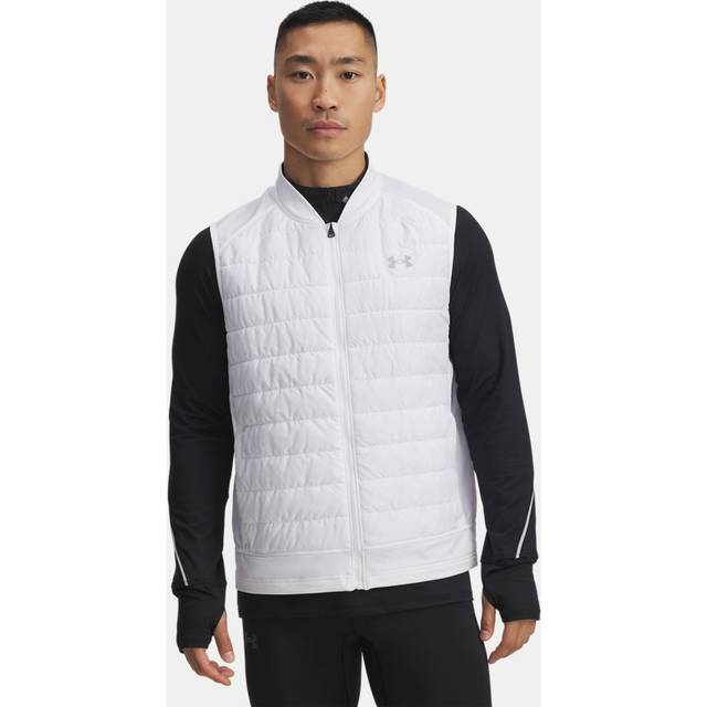 Sleeveless down jacket Under Armour Launch - Blanc