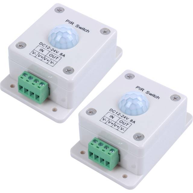 2X LED Lighting Motion Activated Sensor Switch 12 Volt DC Passive Ligh