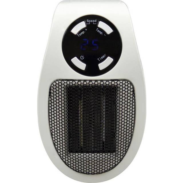 STAYWARM F2210WH-R Plug-in Heater - White & Black, Black,White