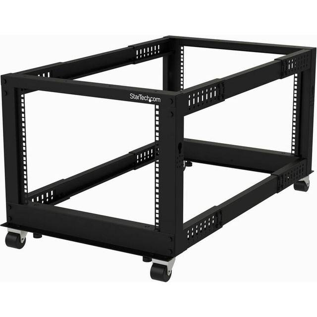 StarTech.com 4-Post 8U Mobile Open Frame Server Rack. Four Post 19in N