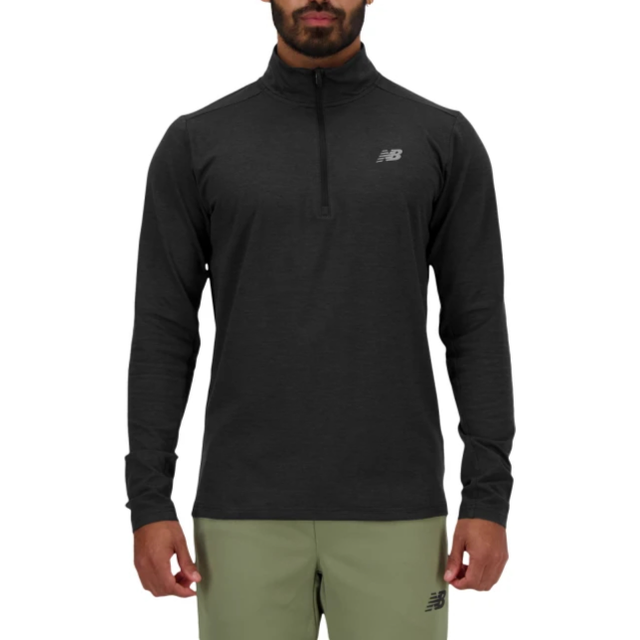 New Balance Quarter Zip Track Top Black