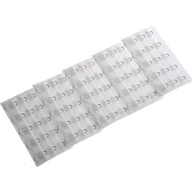 5 Rows Hook And Eye Tape Extension Bra Strap Extender Hook 5 Pcs For Women V8q7