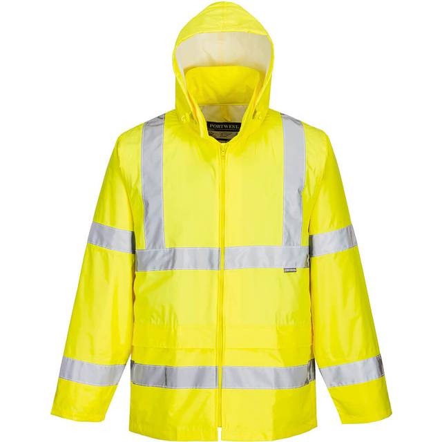 Portwest Hi-Vis Rain Jacket - Yellow - 3XL
