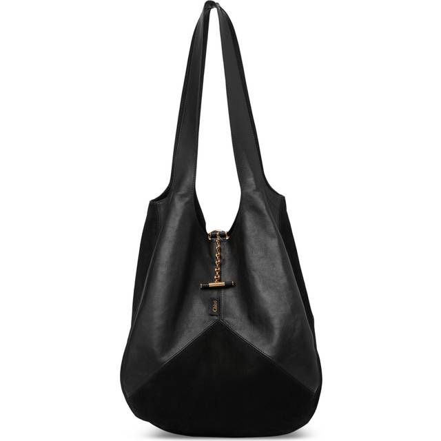Womens Chloe Patchwork Balloon Leather Shoulder Bag