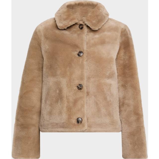 Short Lamb Shearling Jacket - SANDBAY - 40 (4 US)