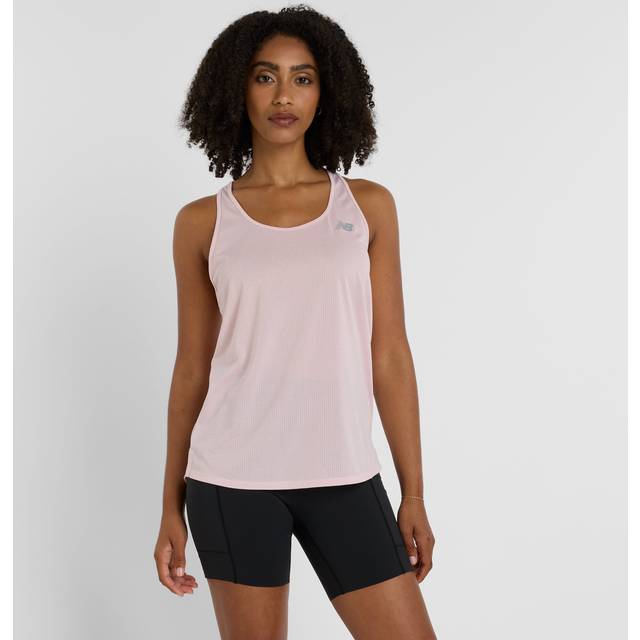 New Balance Athletics Sleeveless Pink Shirt Women, Size S