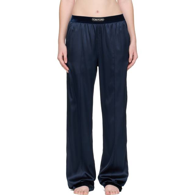 Silk Pants - S - Black