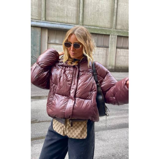 Noisy May Nmallie Shiny Puffer Noos Windsor Wine - Red