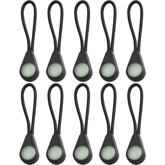 10 Pcs Replaceable Zipper Extension Pulls for Coat Bag Travel