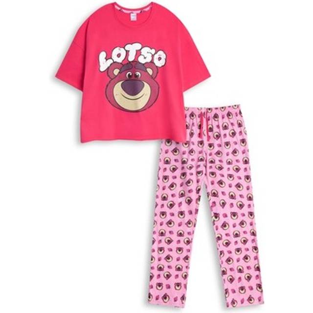 Disney Short Sleeve Long Leg Pyjama Set (Adult Pink)