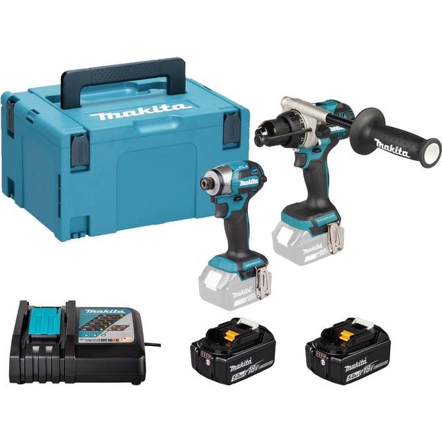 Makita DLX2549TJ 18v Cordless Brushless Twin Kit 2 x 5.0ah Batteries,