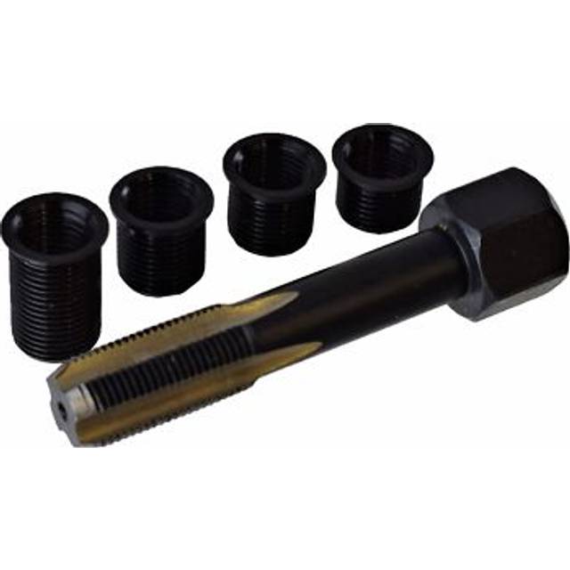Spark Plug Rethreading Tap Thread Repair Set Kit M10 X 1 4 Inserts Re-thread
